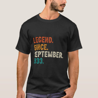 Camiseta Leyenda Desde Septiembre De 1933 90º 90