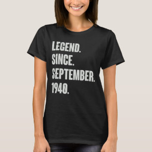 Camiseta Leyenda desde septiembre de 1940 82 años