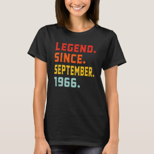 Camiseta Leyenda desde septiembre de 1966 56 años de edad 5