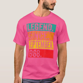 Camiseta Leyenda desde septiembre de 1968 54º cumpleaños 54