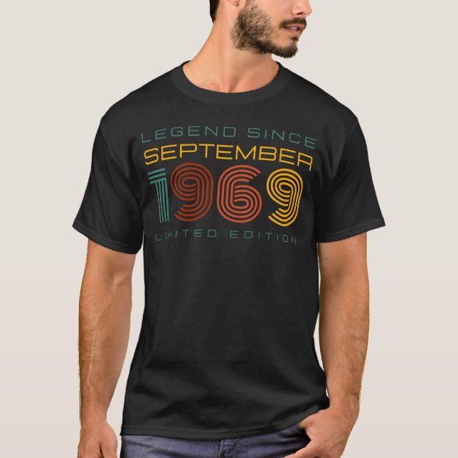 Camiseta Leyenda desde septiembre de 1969, edición limitada (Anverso)
