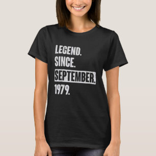 Camiseta Leyenda desde septiembre de 1979 43 años de edad 4