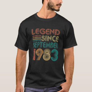 Camiseta Leyenda Desde Septiembre De 1983 Regalo 38º Día