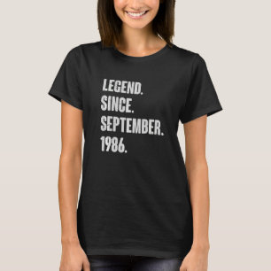 Camiseta Leyenda desde septiembre de 1986 36 años