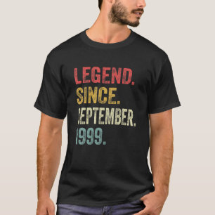 Camiseta Leyenda Desde Septiembre De 1999 22º Regalo De Día