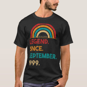 Camiseta Leyenda desde septiembre de 1999 23er cumpleaños n