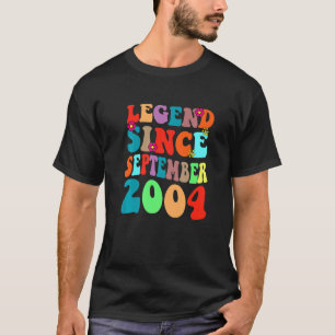 Camiseta Leyenda desde septiembre de 2004 Viejo Cumpleaños