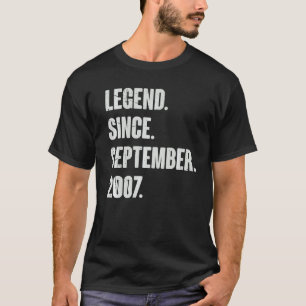 Camiseta Leyenda desde septiembre de 2007 15 años