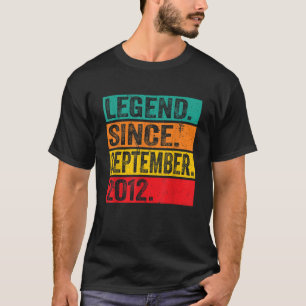 Camiseta Leyenda desde septiembre de 2012 Regalos de cumple