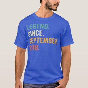 Camiseta Leyenda desde setiembre de 2018 4º regalo de cumpl