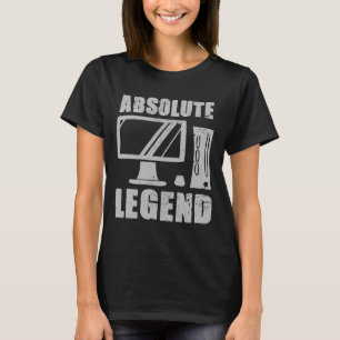 Camiseta Leyenda divertida cita de jugador de videojuegos E