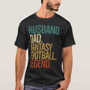 Camiseta Leyenda divertida del fútbol fantástico de esposo 
