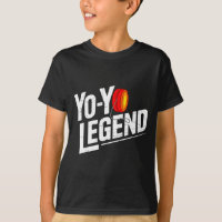 Leyenda divertida del jugador de yoyo ejecutante d