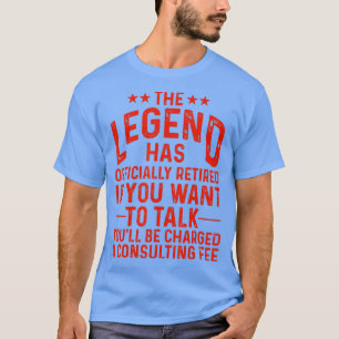 Camiseta Leyenda divertida ha retirado oficialmente el rega