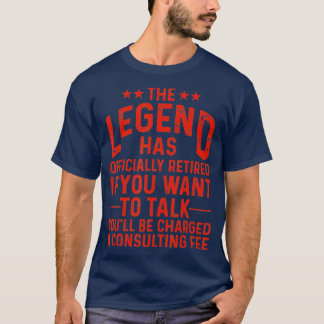Camiseta Leyenda divertida ha retirado oficialmente el rega