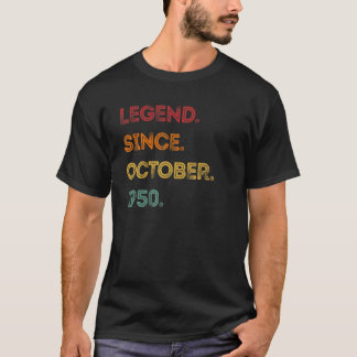 Camiseta Leyenda Divertida Para Niños Desde Octubre De 1950