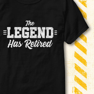 Camiseta Leyenda Divertida Retro Vintage Se Ha Retirado De 