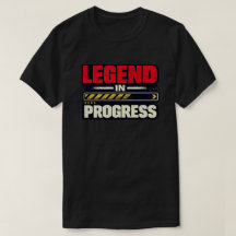 Leyenda en Progreso Arte Motivacional Grunge