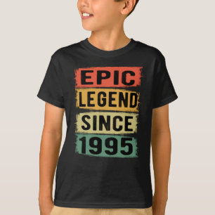 Camiseta Leyenda Épica Desde 1995 Regalo de Cumpleaños Vint