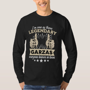 Camiseta Leyenda Garza Apellido Garza apellido Garza