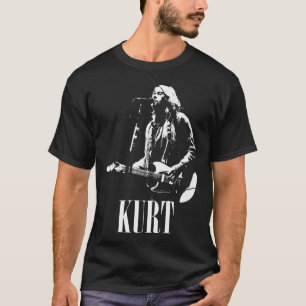 Camiseta Leyenda Grunge Rock - Esténcil Blanco