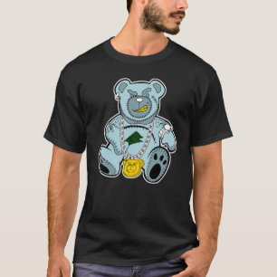 Camiseta Leyenda Hiphop de oso rico Correspondencia Azul 11