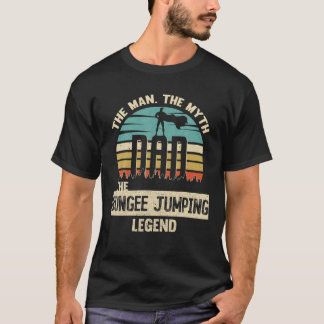 Camiseta Leyenda Man Myend Dad Bungee Jumping