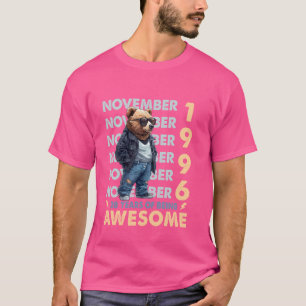 Camiseta Leyenda masculina Noviembre de 1996 28º Bear de cu