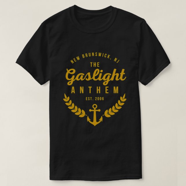 Camiseta Leyenda musical de banda Gaslight Anthem Est 2006 (Diseño del anverso)