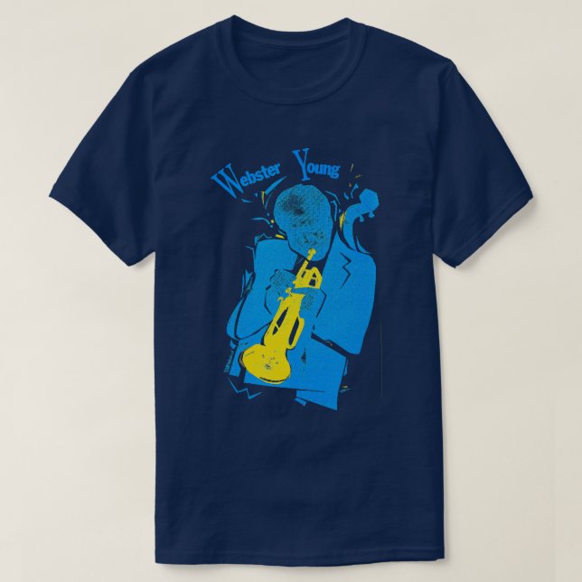Camiseta Leyenda musical de jazz joven Webster (Diseño del anverso)