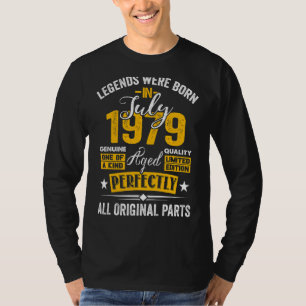 Camiseta Leyenda Nacida En Julio De 1979 43er Cumpleaños De