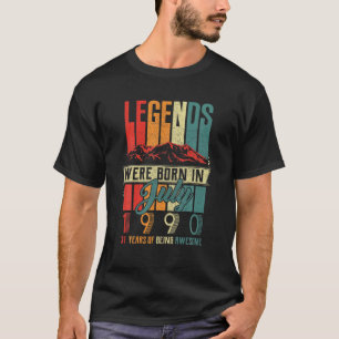Camiseta Leyenda Nacida En Julio De 1990 31A Cumpleaños 31 
