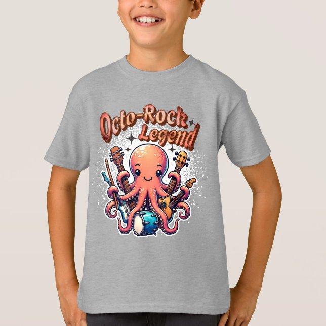 Camiseta Leyenda Octopus Rock Octo Rock (Anverso)