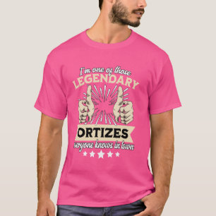 Camiseta Leyenda Ortiz Apellido Ortiz Apellido Ortiz