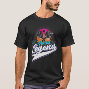 Camiseta Leyenda Padel Retro Cruzando Raquetas Padel de Gua