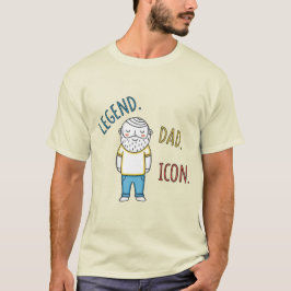 Camiseta Leyenda. Papá. Icon. Día del padre