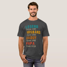 Leyenda Personalizada Marido Papá Papá Vintage Pap