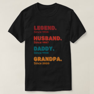 Camiseta Leyenda personalizado Esposo Papi Abuelo Personali