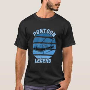 Camiseta Leyenda Pontoon Remo Vintage Water Pontooning Moto