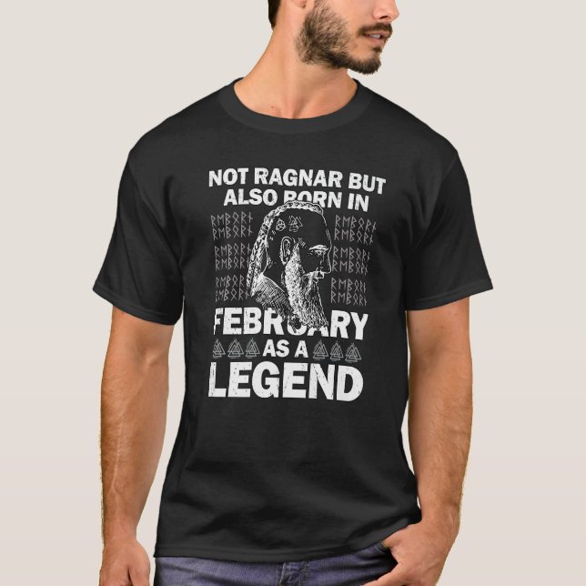 Camiseta Leyenda Ragnar Febrero Valhalla Viking Dad 3 (Anverso)