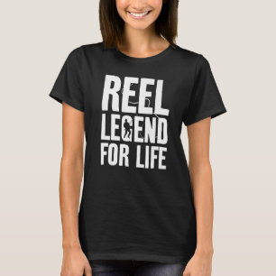 Camiseta Leyenda Real Para El Pescador Pesquero De Vida