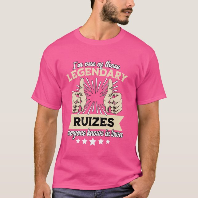 Camiseta Leyenda Ruiz Apellido Ruiz (Anverso)