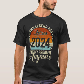 Camiseta Leyenda Se Ha Retirado 2024, Ya No Es Mi Problema