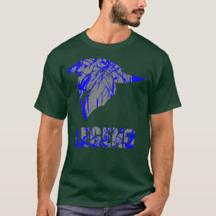 Camiseta Leyenda Spartan Casco Espartano AzulGimnasio Motiv