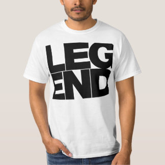 Camiseta Leyenda (texto negro)