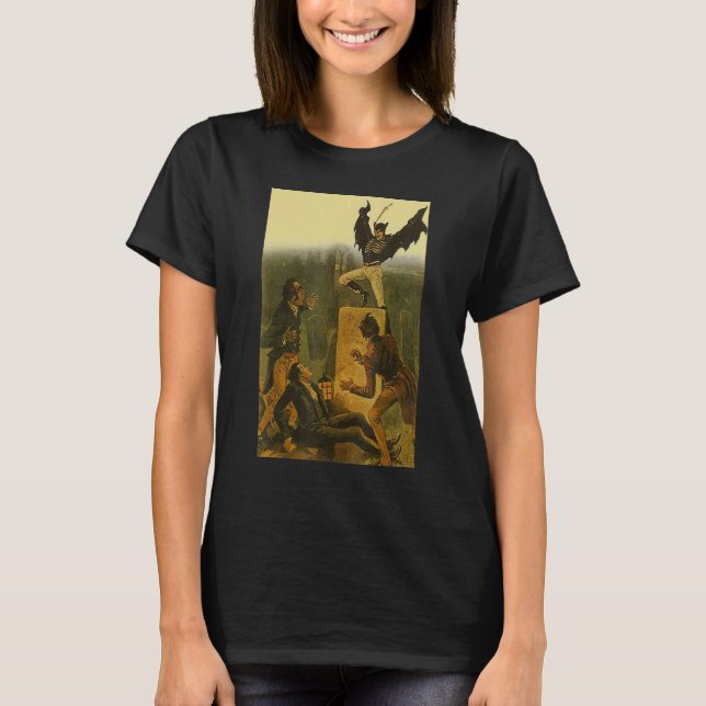 Camiseta Leyenda urbana Folklore inglés Primavera de Jack (Anverso)