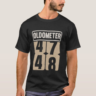Camiseta Leyenda Vintage 48 años Oldometer 47-48 Hombres Mu