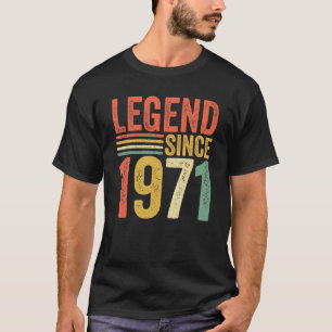 Camiseta Leyenda Vintage desde 1971 51º Birthday Retro Men