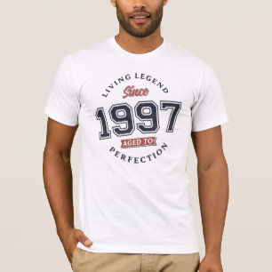 Camiseta Leyenda viva 1997 Envejecida a la perfección