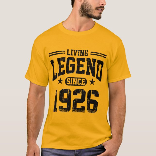 Camiseta Leyenda viva desde 1926 (Anverso)